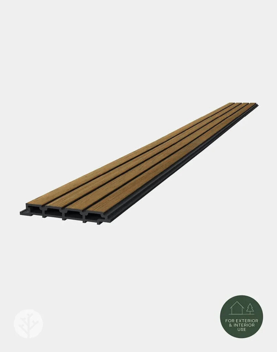 Plaank® Exterior Slat Wall Panels Oak