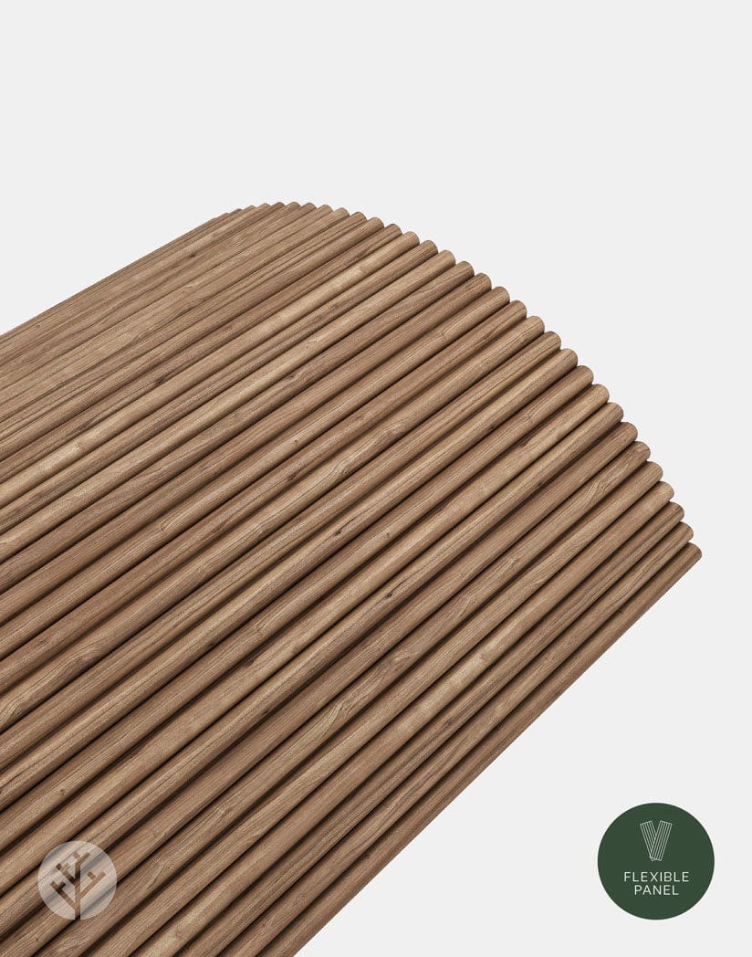 WVH® Australia Flutto Walnut Mini-Ridge Flexible Panels