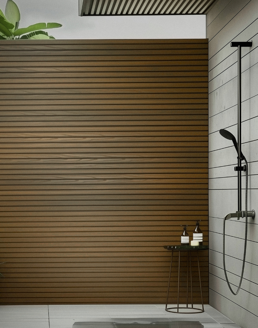 Plaank® Exterior Slat Wall Panels Oak