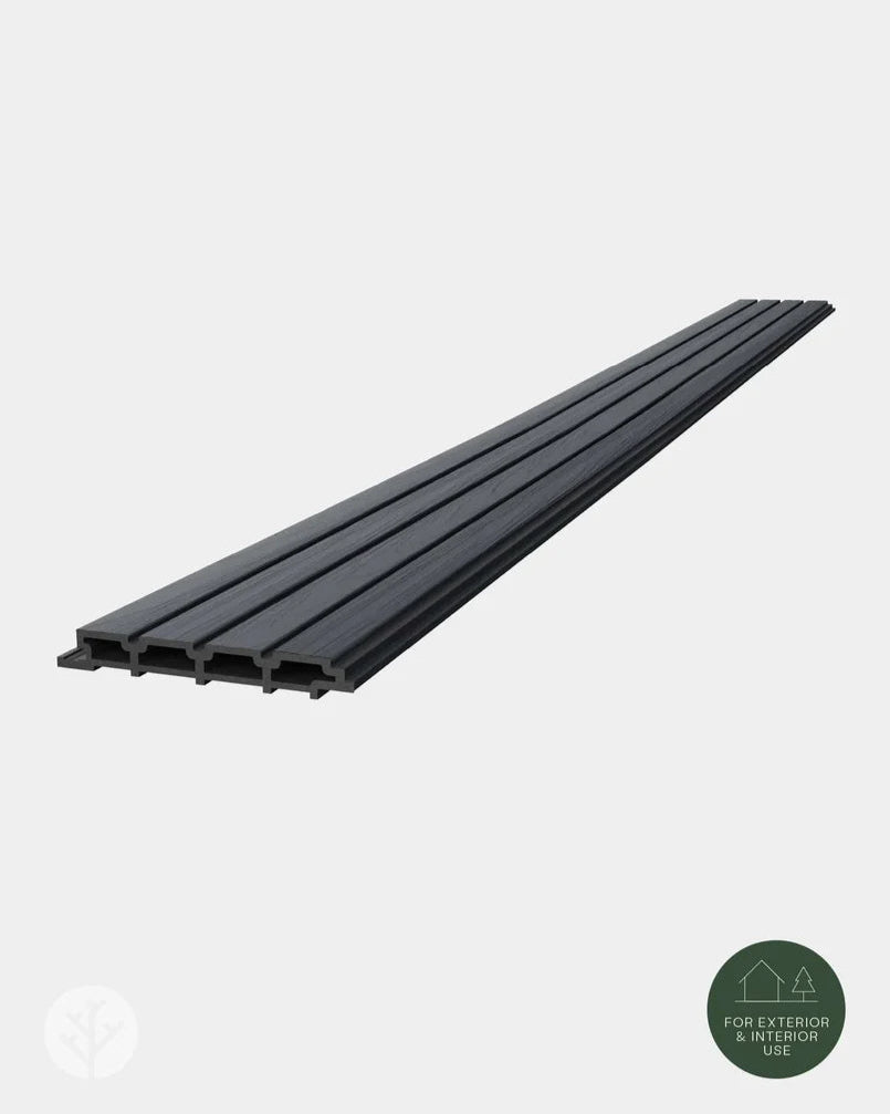 Plaank® Exterior Slat Wall Panels Grey