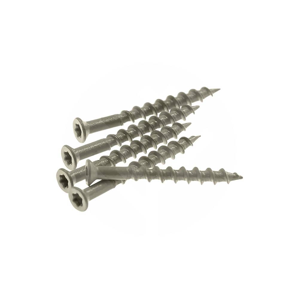 Plaank panel screws laid out showing quantity per pack with colour-matched black finish